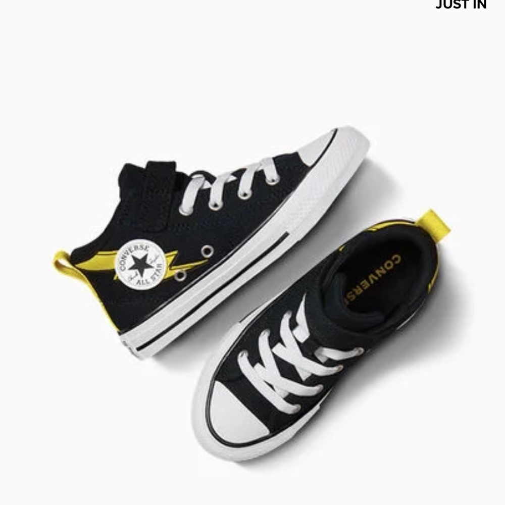 Converse Kids Black High-Top Sneakers Size 12